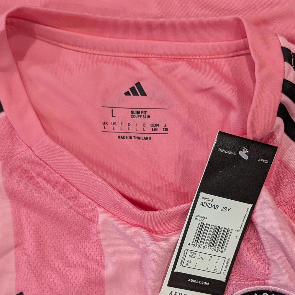 Adidas Inter Miami CF 2024/25 Home Jersey L Authentic NWT - Picture 10 of 11